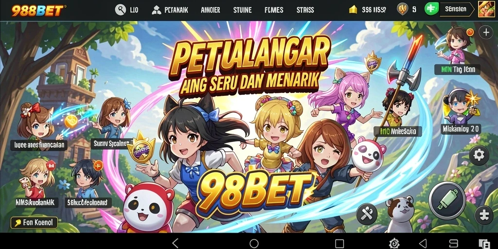 Gameplay seru di 988BET dengan karakter anime yang beragam.