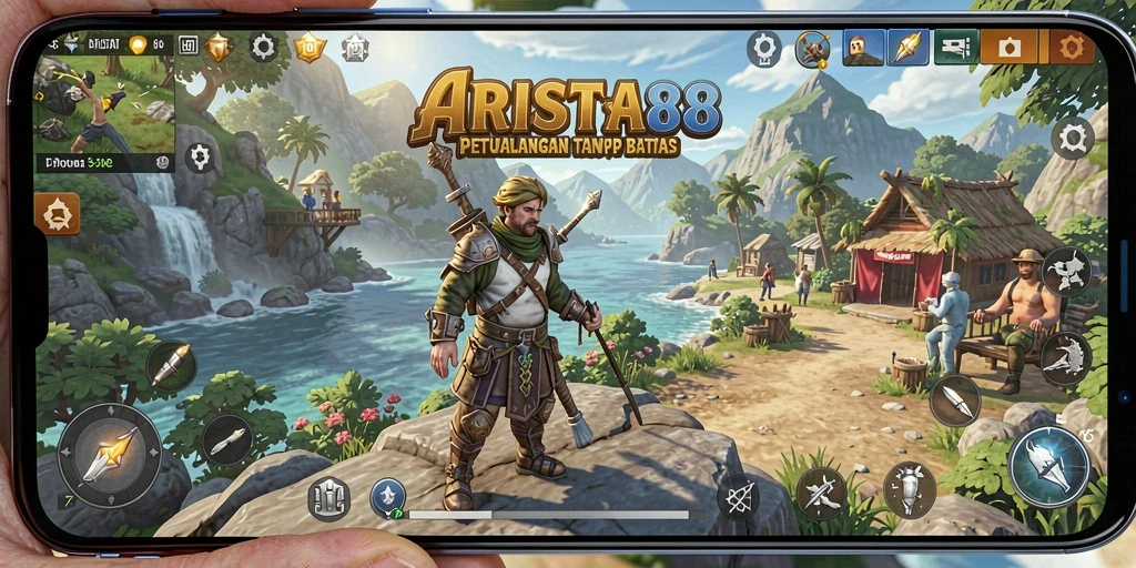 Gameplay memukau ARISTA88 dalam dunia Open World yang luas.