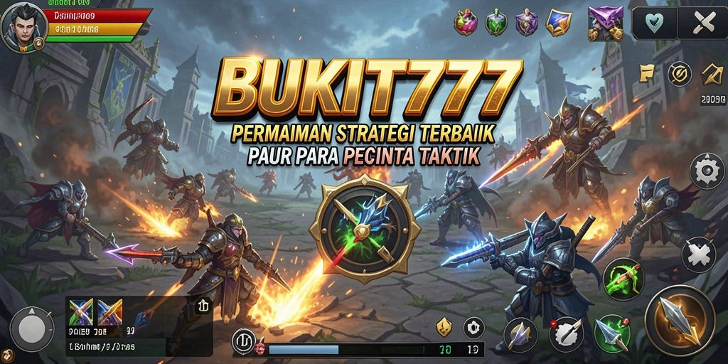 Tampilan gameplay BUKIT777 yang penuh strategi dan aksi