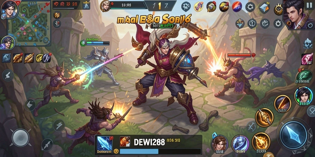 Tampilan menarik dari gameplay strategis DEWI288 yang memukau.
