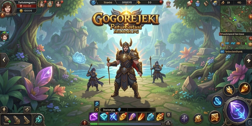 Tampilan gameplay GOGOREJEKI yang menakjubkan dan penuh aksi.