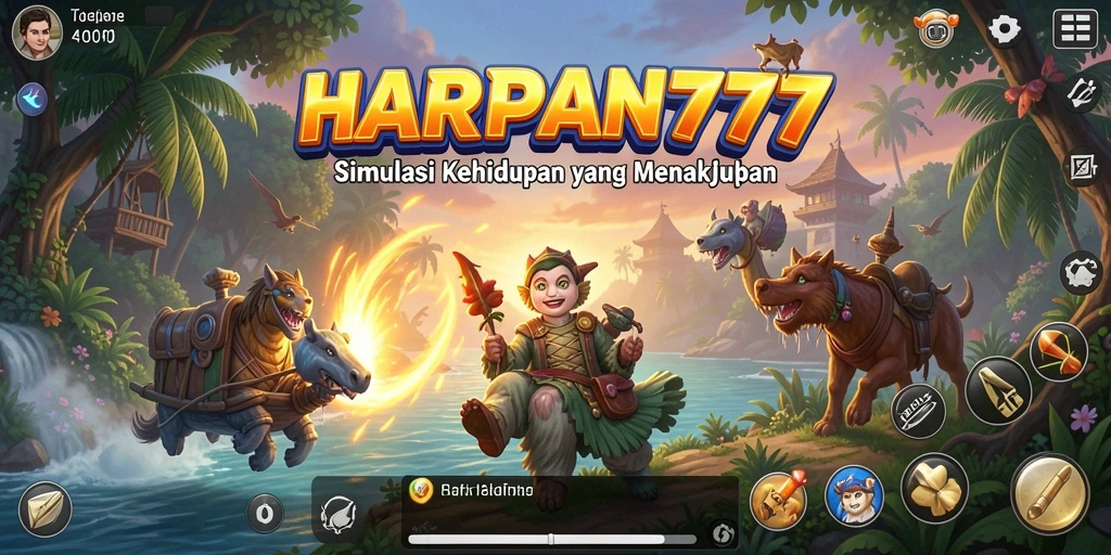 Gameplay <strong>HARAPAN777</strong> menampilkan simulasi kehidupan yang realistis dan interaktif.