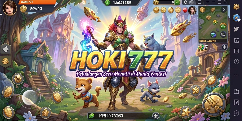 Tampilan gameplay HOKI777 yang menakjubkan dan penuh aksi.