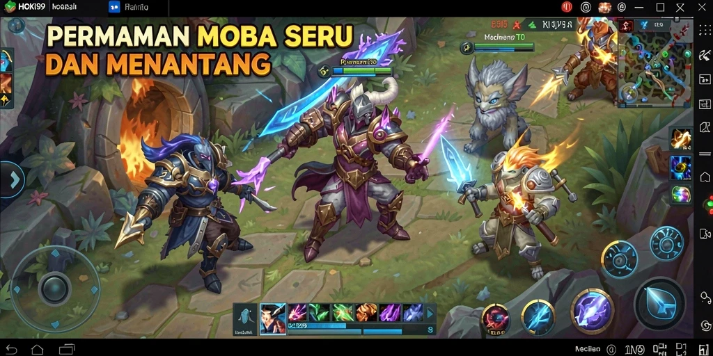 Tampilan gameplay HOKI99 yang mendebarkan dan penuh strategi.
