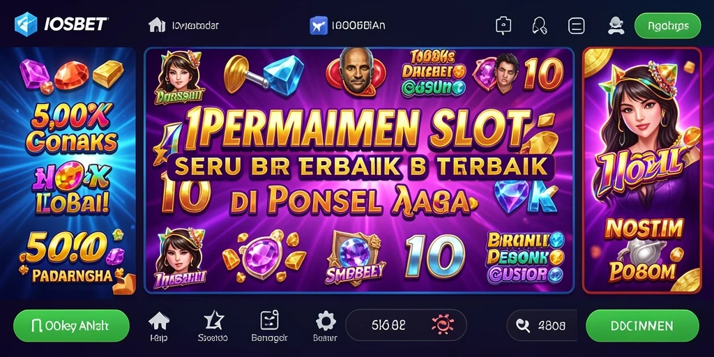 Tampilan gameplay Slot yang memukau dan mengasyikkan dari IOSBET.
