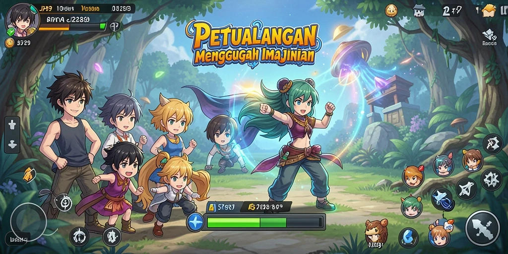 Screenshot gameplay JP6789 dengan aksi karakter yang menakjubkan.