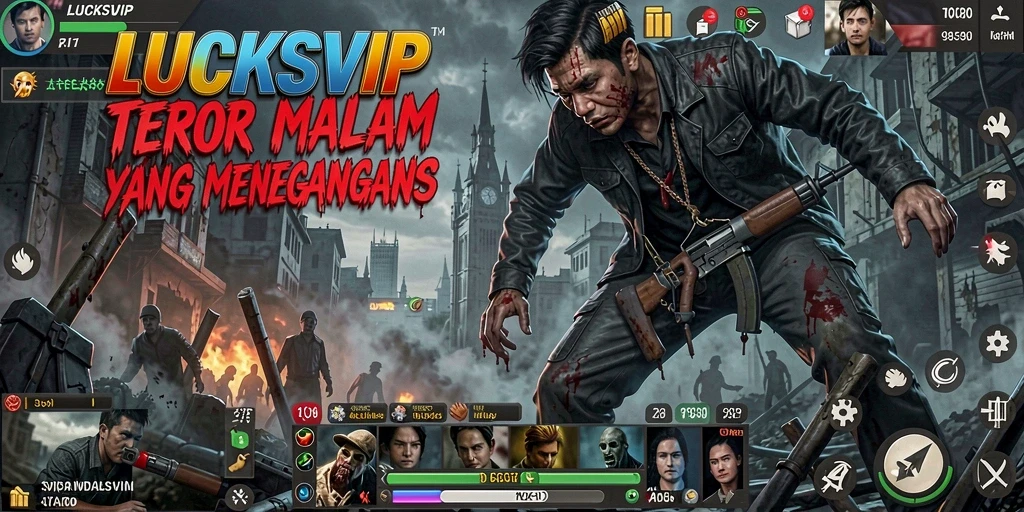 Tampilan menakutkan dari gameplay LUCKSVIP yang mencekam.