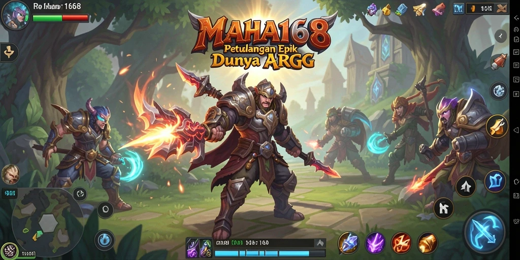 Tangkapan layar gameplay ARPG yang menakjubkan di MAHA168.