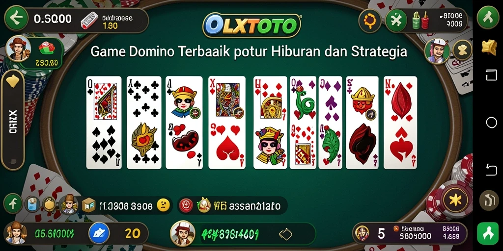 Tampilan gameplay menarik dari OLXTOTO menunjukkan strategi dan keseruan permainan Domino.