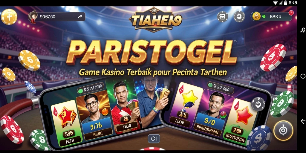 Tampilan gameplay mendebarkan dari aplikasi Kasino PARISTOGEL.