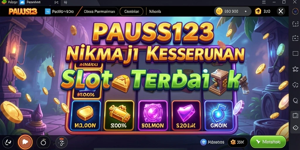 Tampilan gameplay utama PAUS123 yang menarik dan interaktif.