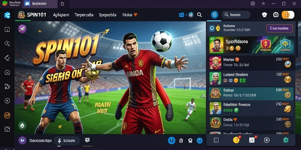 Tampilan luar biasa dari screenshot gameplay Sportsbook SPIN101.