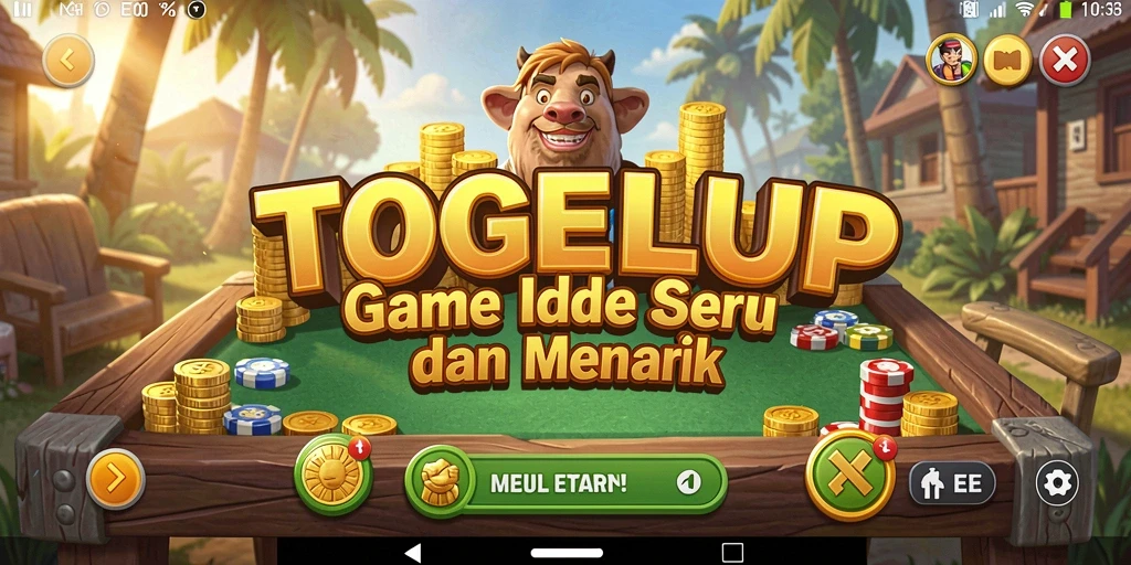Tampilan gameplay TOGELUP yang menarik dan interaktif.